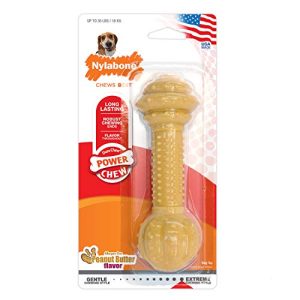 Nylabone Barbell Power Chew Durable Dog Toy